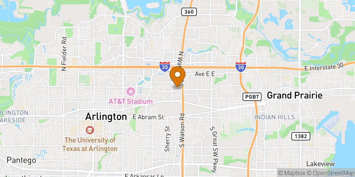 neighborhood map in Arlington, TX