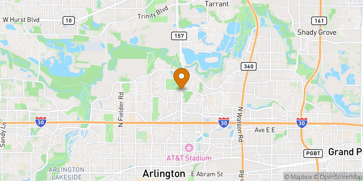 neighborhood map in Arlington, TX
