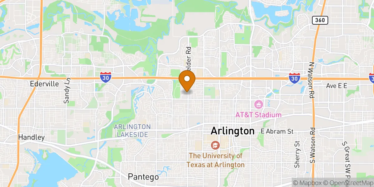 neighborhood map in Arlington, TX