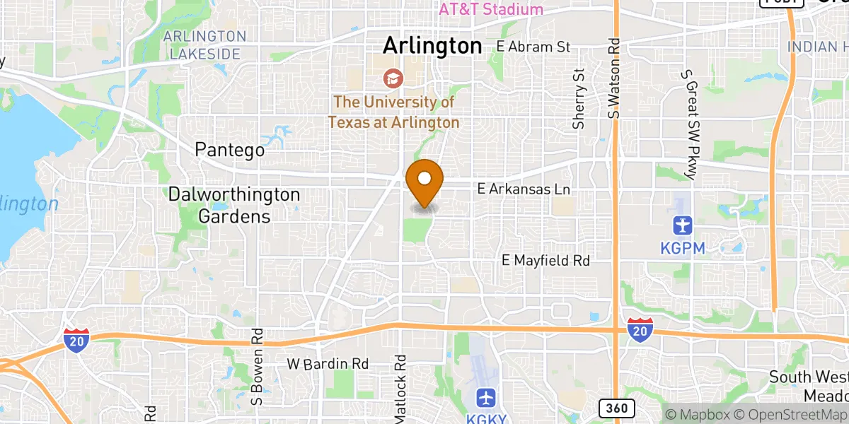 neighborhood map in Arlington, TX