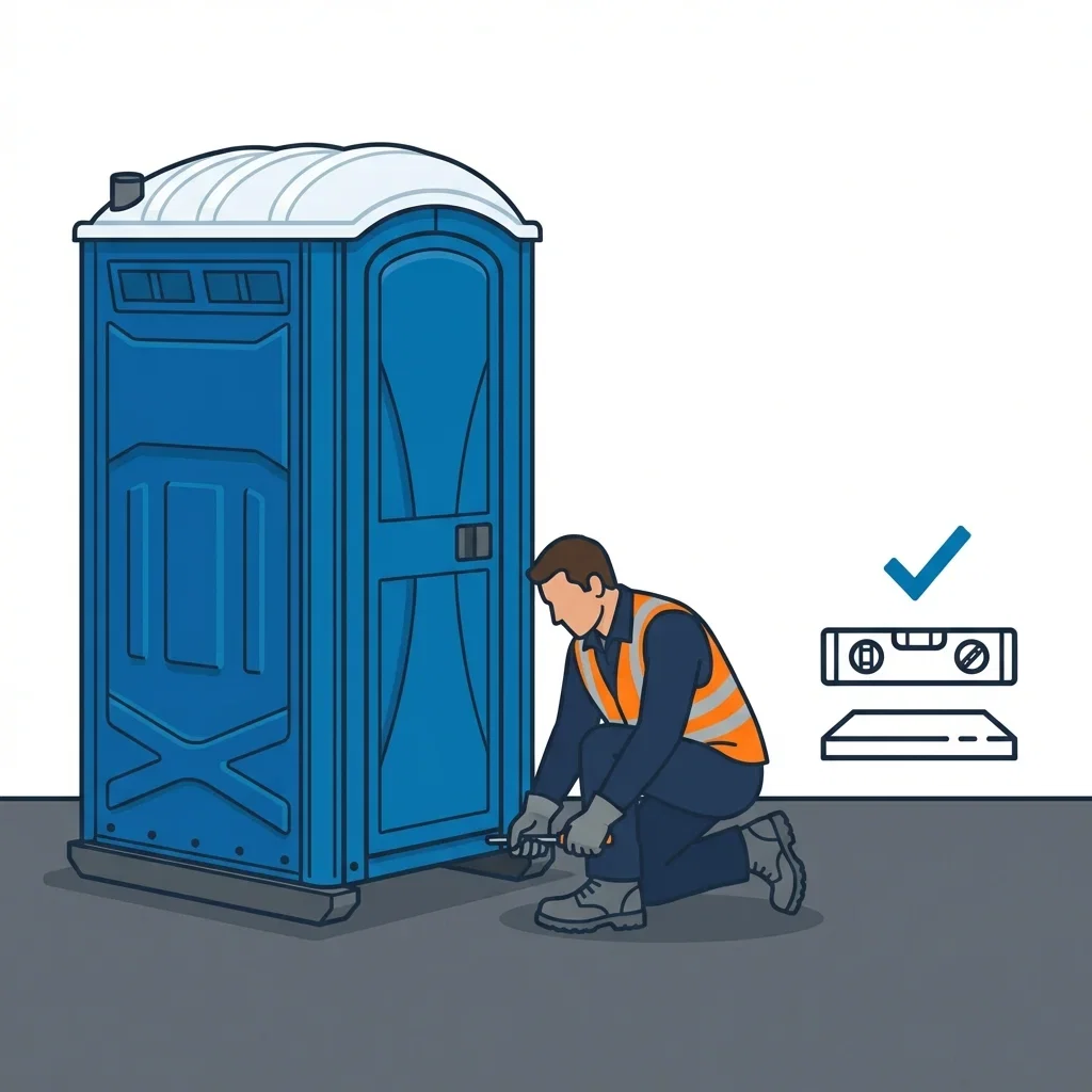 Infographic detailing flat floor entry safety indicators and symptoms in Arlington, TX